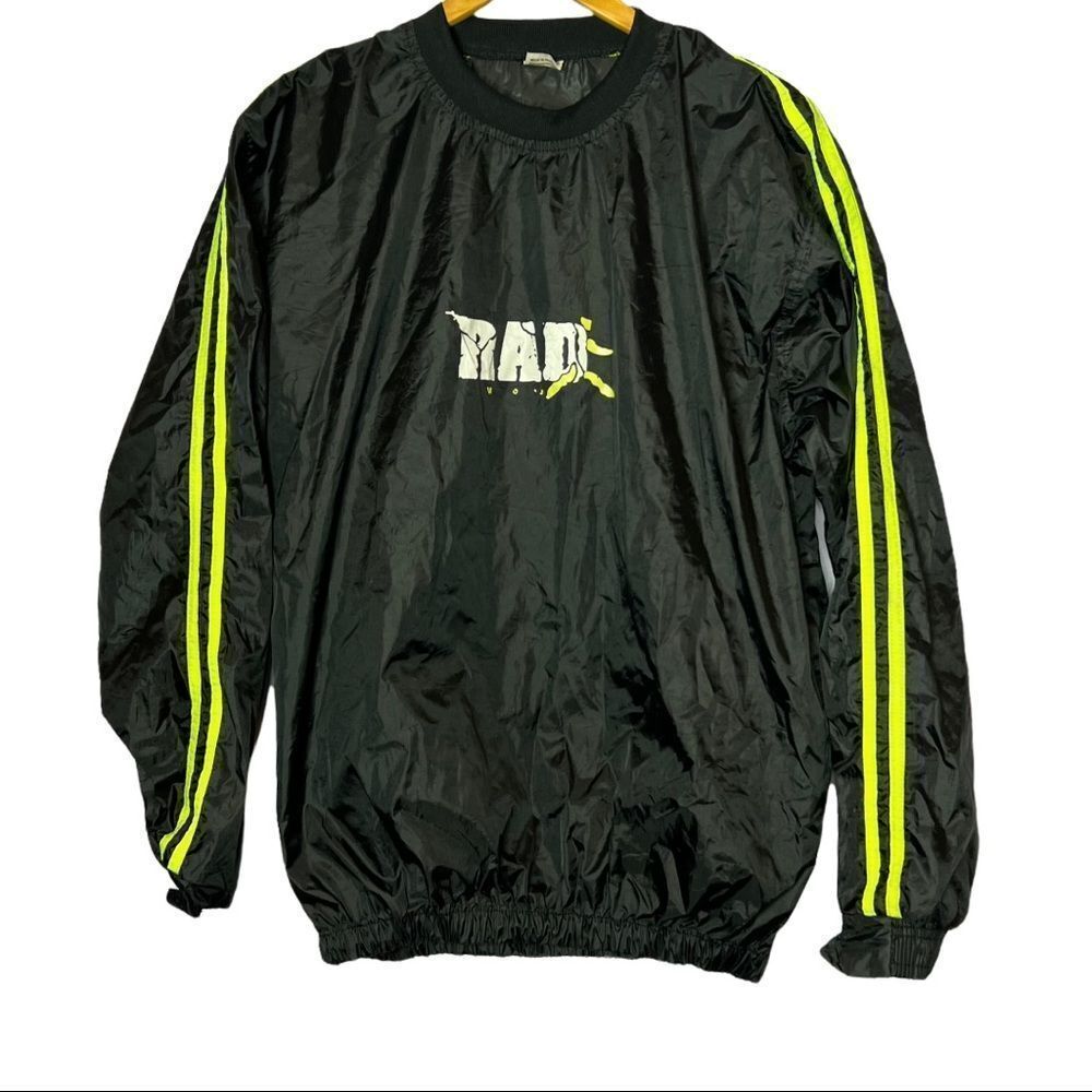 Retro Vintage RAD Pull Over Windbreaker jacket Men's size Medium M
